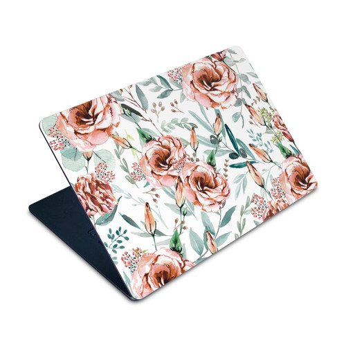 Anis Illustration Flower Pattern 3 Floral Explosion White Vinyl Sticker Skin Decal Cover for Apple MacBook Air 15" M2 2023 