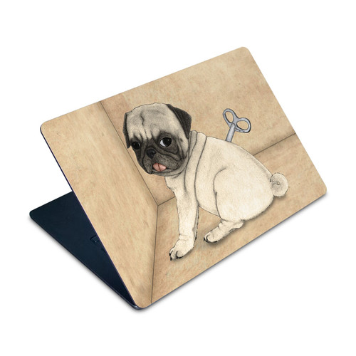 Barruf Dogs Pug Toy Vinyl Sticker Skin Decal Cover for Apple MacBook Air 15" M2 2023 