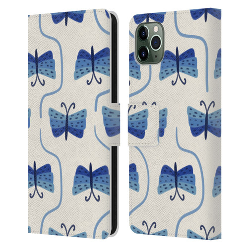 Gabriela Thomeu Art Butterfly Leather Book Wallet Case Cover For Apple iPhone 11 Pro Max