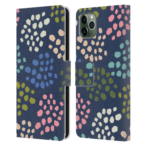 Gabriela Thomeu Art Colorful Spots Leather Book Wallet Case Cover For Apple iPhone 11 Pro Max