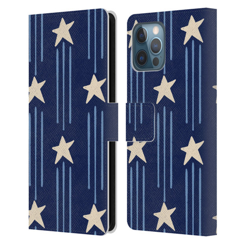 Gabriela Thomeu Art Big Dark Star Leather Book Wallet Case Cover For Apple iPhone 12 Pro Max