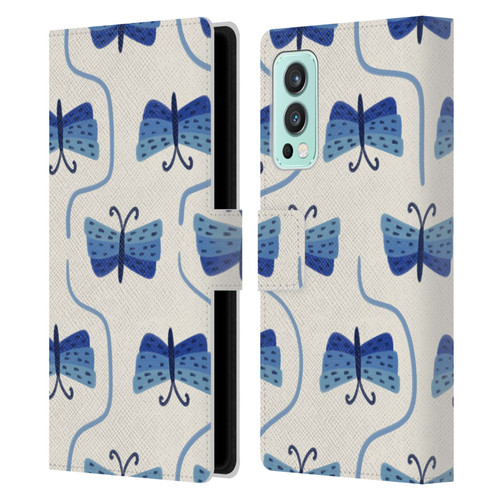 Gabriela Thomeu Art Butterfly Leather Book Wallet Case Cover For OnePlus Nord 2 5G