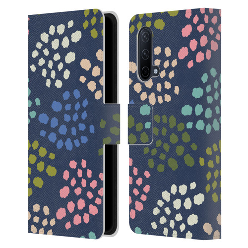 Gabriela Thomeu Art Colorful Spots Leather Book Wallet Case Cover For OnePlus Nord CE 5G
