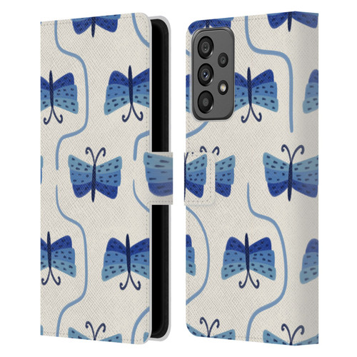 Gabriela Thomeu Art Butterfly Leather Book Wallet Case Cover For Samsung Galaxy A73 5G (2022)