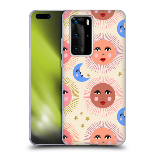 Gabriela Thomeu Art Sun Moon Star Soft Gel Case for Huawei P40 Pro / P40 Pro Plus 5G