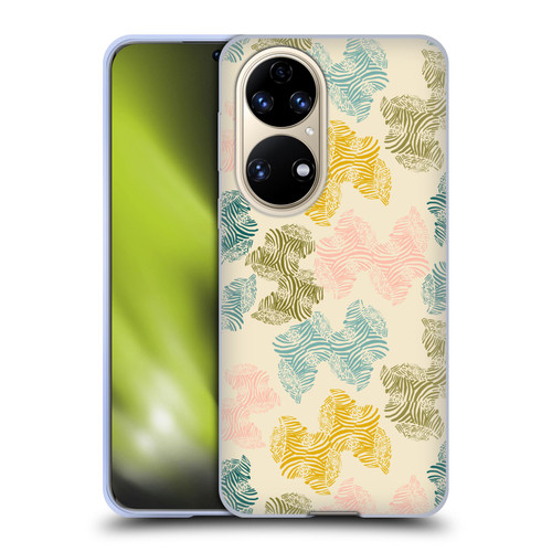 Gabriela Thomeu Art Zebra Green Soft Gel Case for Huawei P50