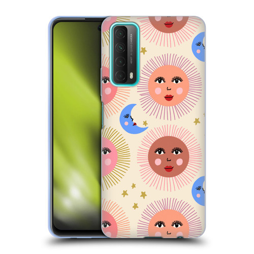 Gabriela Thomeu Art Sun Moon Star Soft Gel Case for Huawei P Smart (2021)