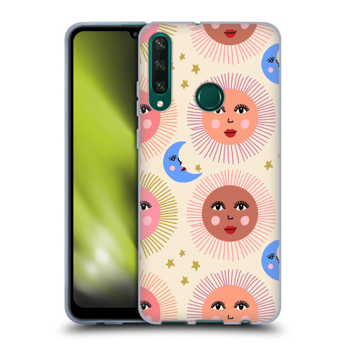 Gabriela Thomeu Art Sun Moon Star Soft Gel Case for Huawei Y6p