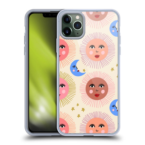 Gabriela Thomeu Art Sun Moon Star Soft Gel Case for Apple iPhone 11 Pro Max