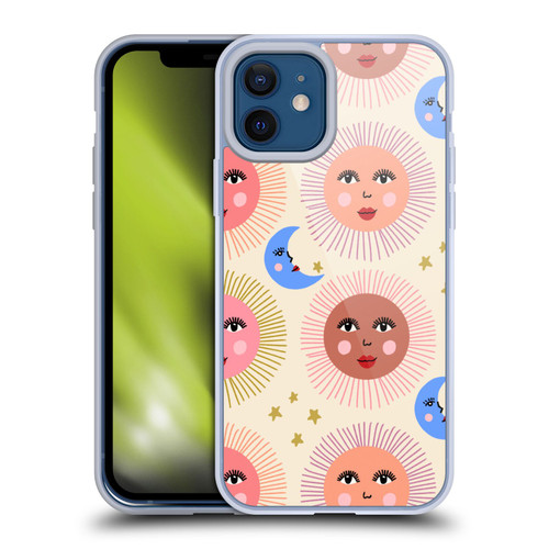 Gabriela Thomeu Art Sun Moon Star Soft Gel Case for Apple iPhone 12 / iPhone 12 Pro