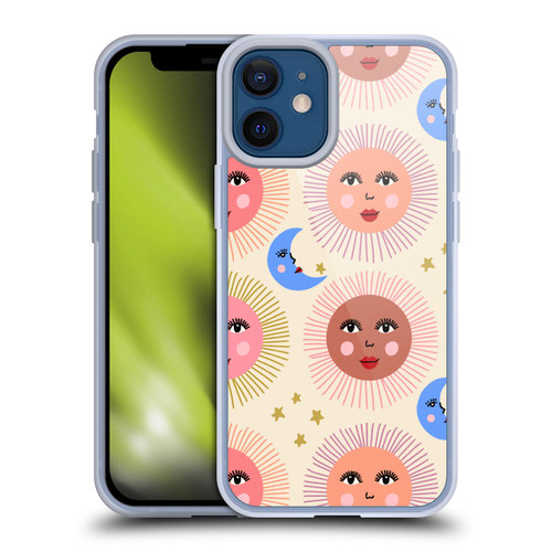 Gabriela Thomeu Art Sun Moon Star Soft Gel Case for Apple iPhone 12 Mini
