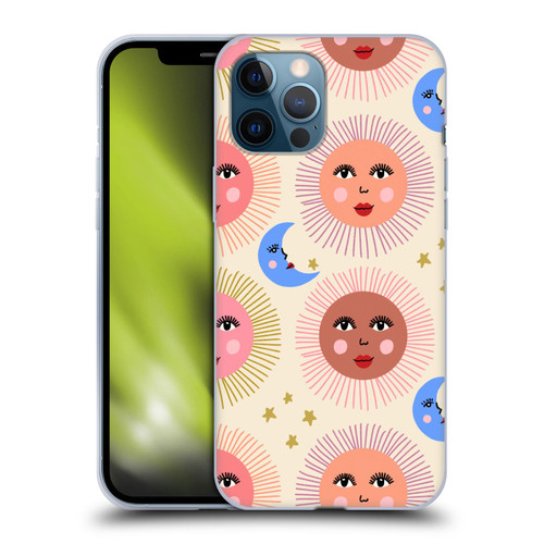 Gabriela Thomeu Art Sun Moon Star Soft Gel Case for Apple iPhone 12 Pro Max