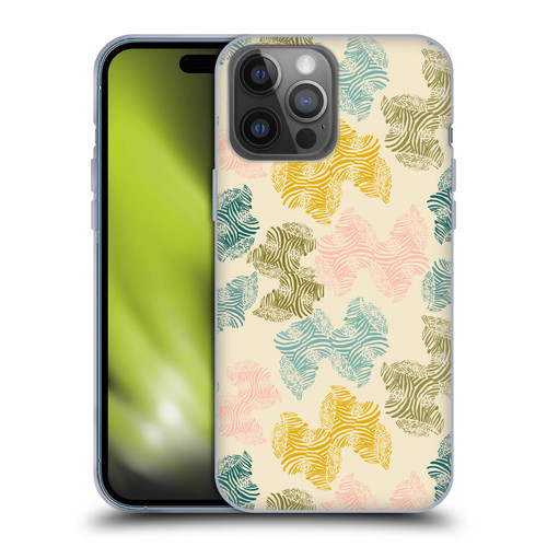 Gabriela Thomeu Art Zebra Green Soft Gel Case for Apple iPhone 14 Pro Max
