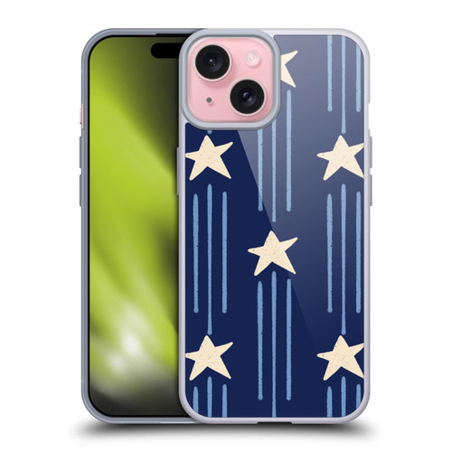 Gabriela Thomeu Art Big Dark Star Soft Gel Case for Apple iPhone 15