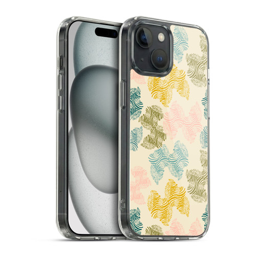Gabriela Thomeu Art Zebra Green Soft Gel Case for Apple iPhone 15 & MagSafe