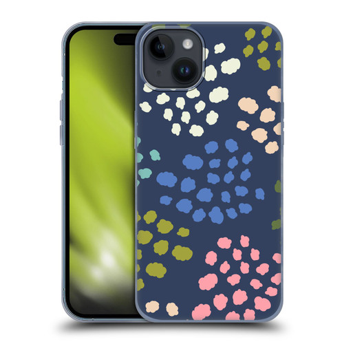 Gabriela Thomeu Art Colorful Spots Soft Gel Case for Apple iPhone 15 Plus
