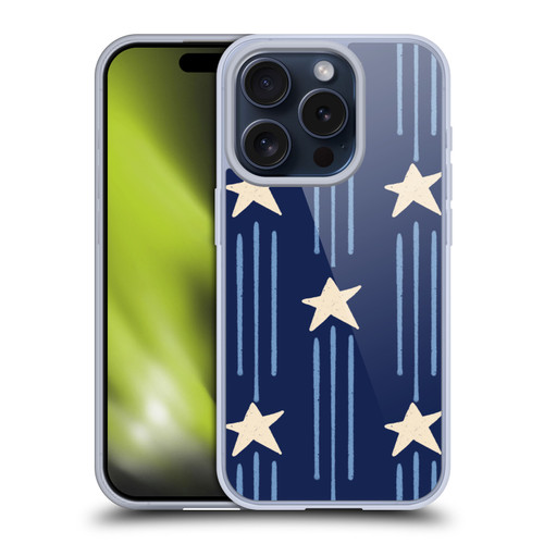 Gabriela Thomeu Art Big Dark Star Soft Gel Case for Apple iPhone 15 Pro