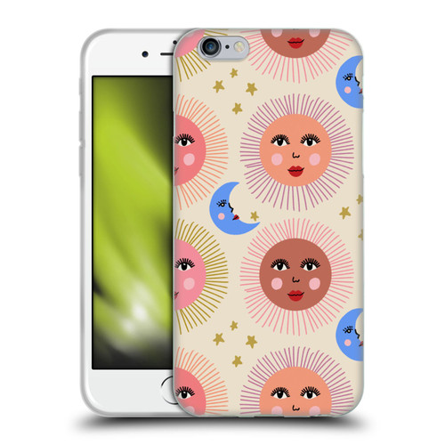 Gabriela Thomeu Art Sun Moon Star Soft Gel Case for Apple iPhone 6 / iPhone 6s