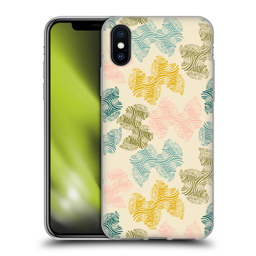 Gabriela Thomeu Art Zebra Green Soft Gel Case for Apple iPhone X / iPhone XS