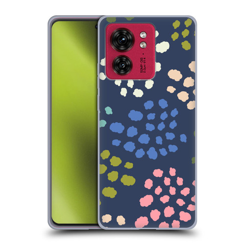 Gabriela Thomeu Art Colorful Spots Soft Gel Case for Motorola Moto Edge 40