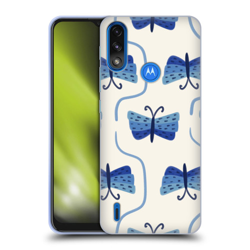 Gabriela Thomeu Art Butterfly Soft Gel Case for Motorola Moto E7 Power / Moto E7i Power