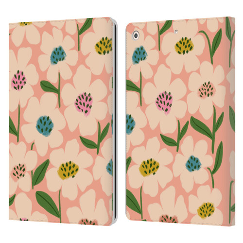 Gabriela Thomeu Floral Blossom Leather Book Wallet Case Cover For Apple iPad 10.2 2019/2020/2021