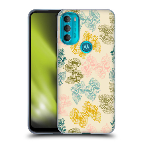 Gabriela Thomeu Art Zebra Green Soft Gel Case for Motorola Moto G71 5G