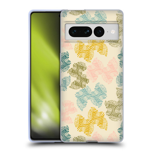 Gabriela Thomeu Art Zebra Green Soft Gel Case for Google Pixel 7 Pro