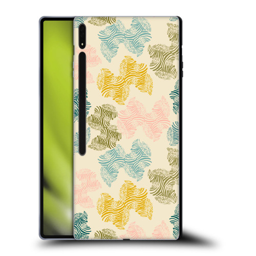 Gabriela Thomeu Art Zebra Green Soft Gel Case for Samsung Galaxy Tab S8 Ultra