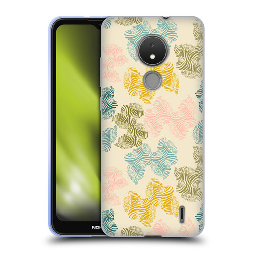 Gabriela Thomeu Art Zebra Green Soft Gel Case for Nokia C21