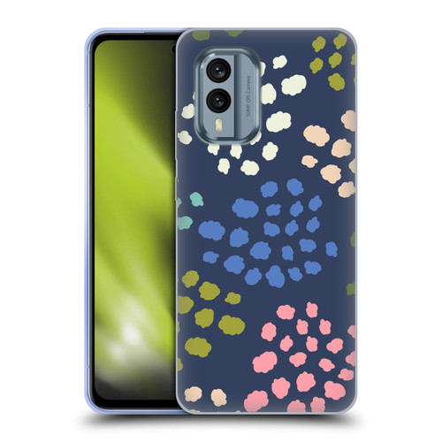 Gabriela Thomeu Art Colorful Spots Soft Gel Case for Nokia X30