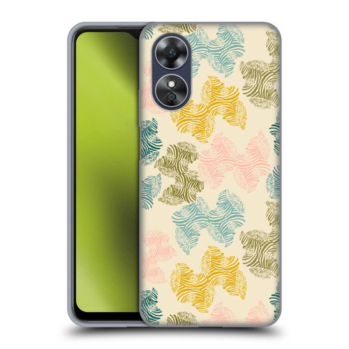 Gabriela Thomeu Art Zebra Green Soft Gel Case for OPPO A17