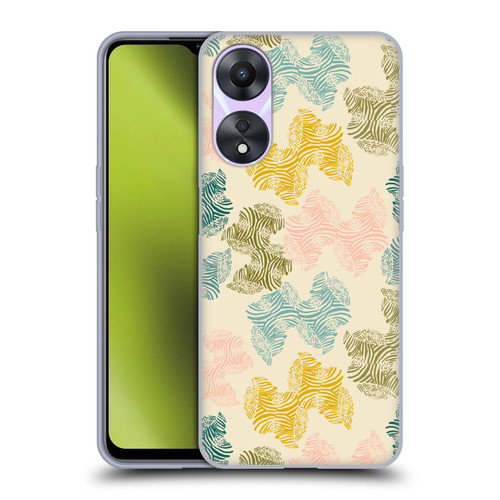 Gabriela Thomeu Art Zebra Green Soft Gel Case for OPPO A78 4G