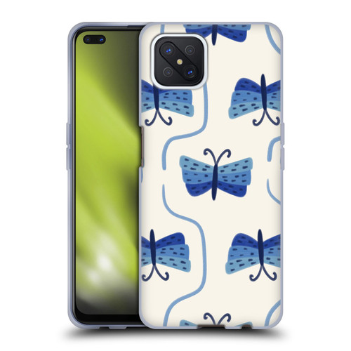 Gabriela Thomeu Art Butterfly Soft Gel Case for OPPO Reno4 Z 5G
