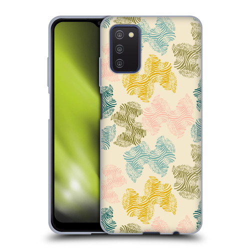 Gabriela Thomeu Art Zebra Green Soft Gel Case for Samsung Galaxy A03s (2021)