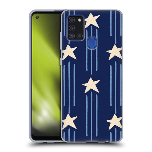 Gabriela Thomeu Art Big Dark Star Soft Gel Case for Samsung Galaxy A21s (2020)