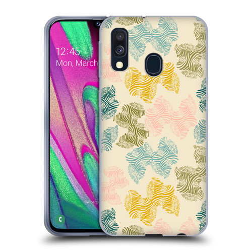 Gabriela Thomeu Art Zebra Green Soft Gel Case for Samsung Galaxy A40 (2019)