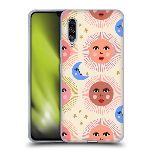 Gabriela Thomeu Art Sun Moon Star Soft Gel Case for Samsung Galaxy A90 5G (2019)