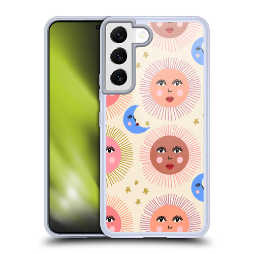 Gabriela Thomeu Art Sun Moon Star Soft Gel Case for Samsung Galaxy S22 5G