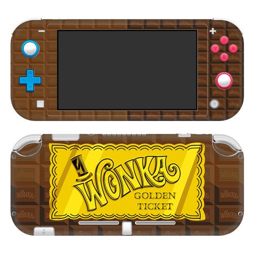 Willy Wonka and the Chocolate Factory Graphics Golden Ticket Vinyl Sticker Skin Decal Cover for Nintendo Switch Lite