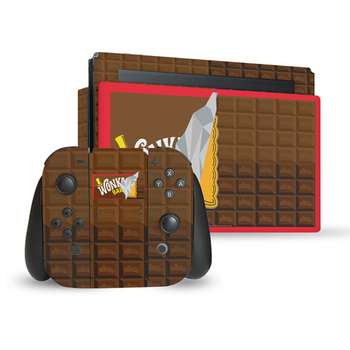 Willy Wonka and the Chocolate Factory Graphics Candy Bar Vinyl Sticker Skin Decal Cover for Nintendo Switch Bundle
