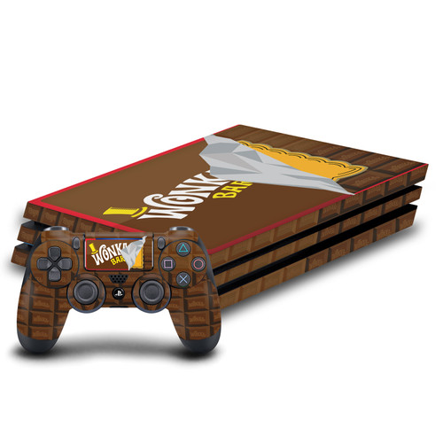 Willy Wonka and the Chocolate Factory Graphics Candy Bar Vinyl Sticker Skin Decal Cover for Sony PS4 Pro Bundle
