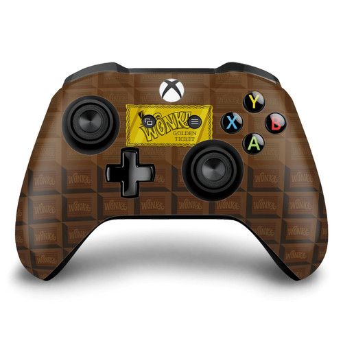 Willy Wonka and the Chocolate Factory Graphics Golden Ticket Vinyl Sticker Skin Decal Cover for Microsoft Xbox One S / X Controller