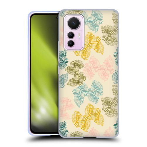 Gabriela Thomeu Art Zebra Green Soft Gel Case for Xiaomi 12 Lite