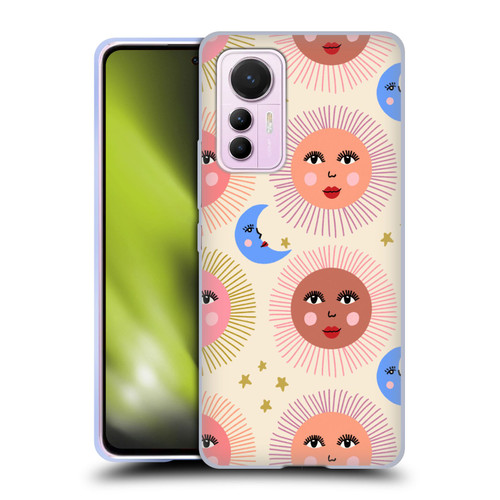 Gabriela Thomeu Art Sun Moon Star Soft Gel Case for Xiaomi 12 Lite