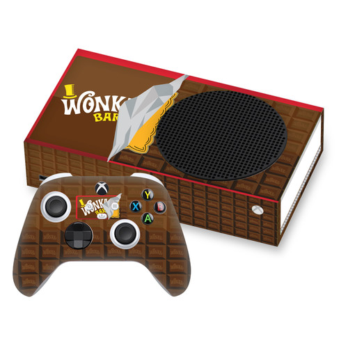Willy Wonka and the Chocolate Factory Graphics Candy Bar Vinyl Sticker Skin Decal Cover for Microsoft Series S Console & Controller