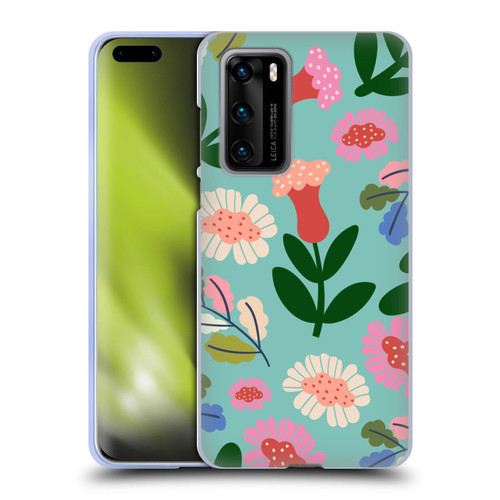 Gabriela Thomeu Floral Super Bloom Soft Gel Case for Huawei P40 5G