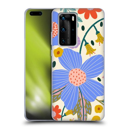 Gabriela Thomeu Floral Pure Joy - Colorful Floral Soft Gel Case for Huawei P40 Pro / P40 Pro Plus 5G