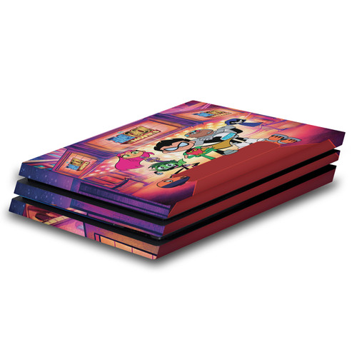 Teen Titans Go! To The Movies Graphics Key Art Vinyl Sticker Skin Decal Cover for Sony PS4 Pro Console