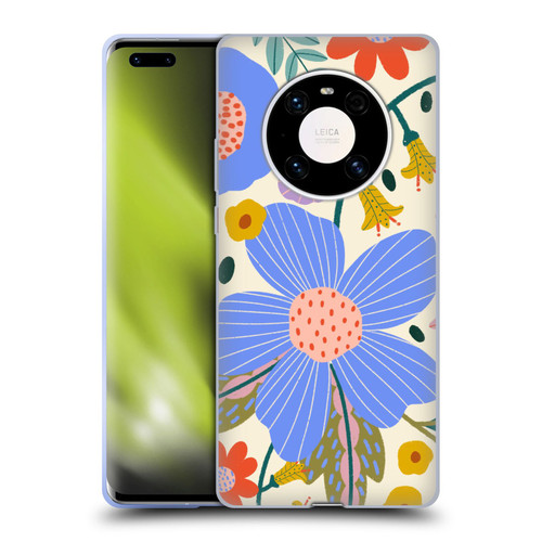 Gabriela Thomeu Floral Pure Joy - Colorful Floral Soft Gel Case for Huawei Mate 40 Pro 5G
